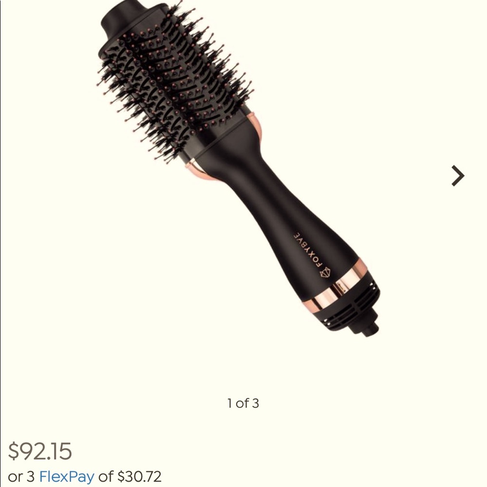 NWOT Foxybae Rose Gold Blowout Blow Dryer Brush